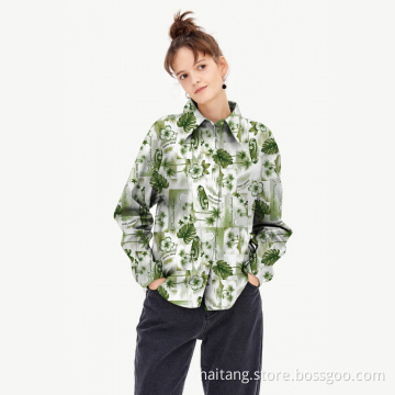 Digital Textile Printing Polyester Fiber Anti-wrinkle Retro